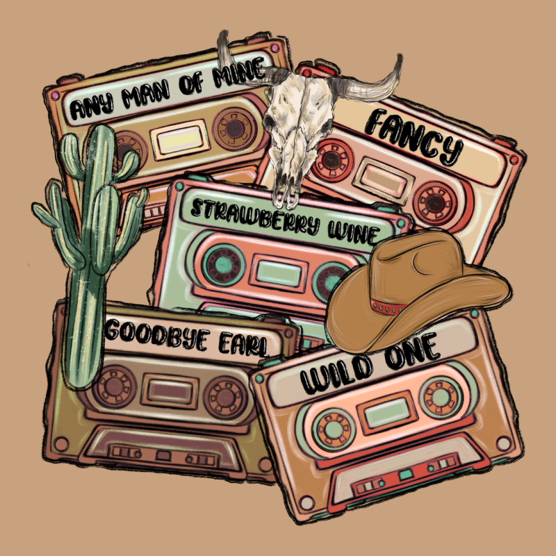 90s Country Cassette Tapes Vintage Tee by MaliasSmallBusiness | Teevron