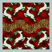 Christmas Deer And Plaid Seamless Pattern Heavy Core Tee | Teevron