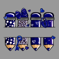 Valentine's Day School Pencils Navy Blue Vintage Hoodie | Teevron