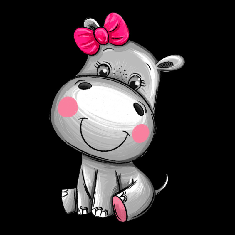 Cute Hippopotamus Heavy Core Tee by AdoDesignShop | Teevron