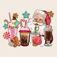 Pink Santa Christmas Santa Coffe Cups Premium Sweatshirt | Teevron