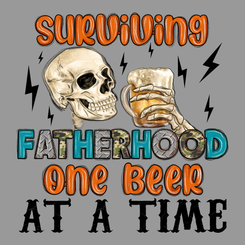 Surviving Fatherhood One Beer At A Time Vintage Hoodie by MaliasSmallBusiness | Teevron