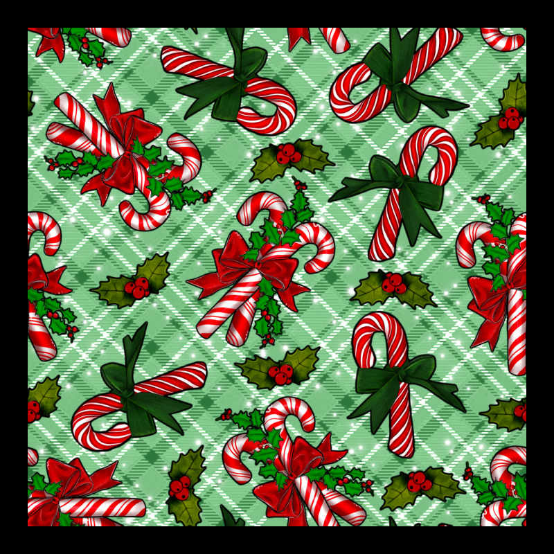 Christmas Candy Cane Seamless Pattern Heavy Core Tee by BundleAndBundleShop | Teevron