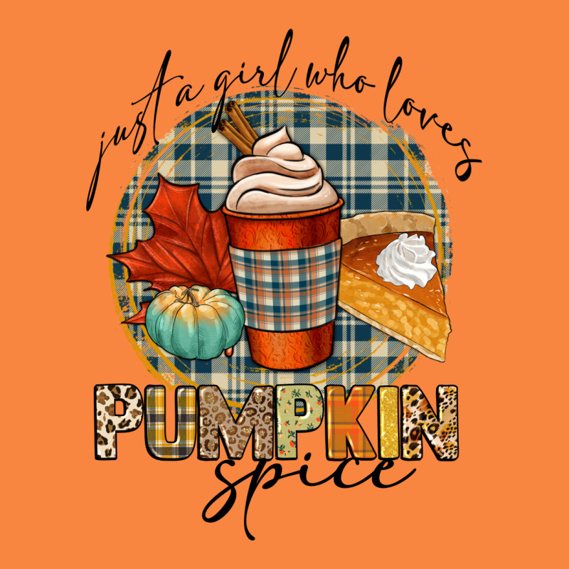 Just A Girl Who Loves Pumpkin Spice Premium Sweatshirt by CowGirlArtShop | Teevron
