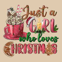 Pink Just A Girl Who Loves Christmas Heavyweight Sweatshirt | Teevron