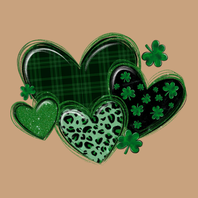 Leopard Hearts St Patricks Day Vintage Tee by MaliasSmallBusiness | Teevron