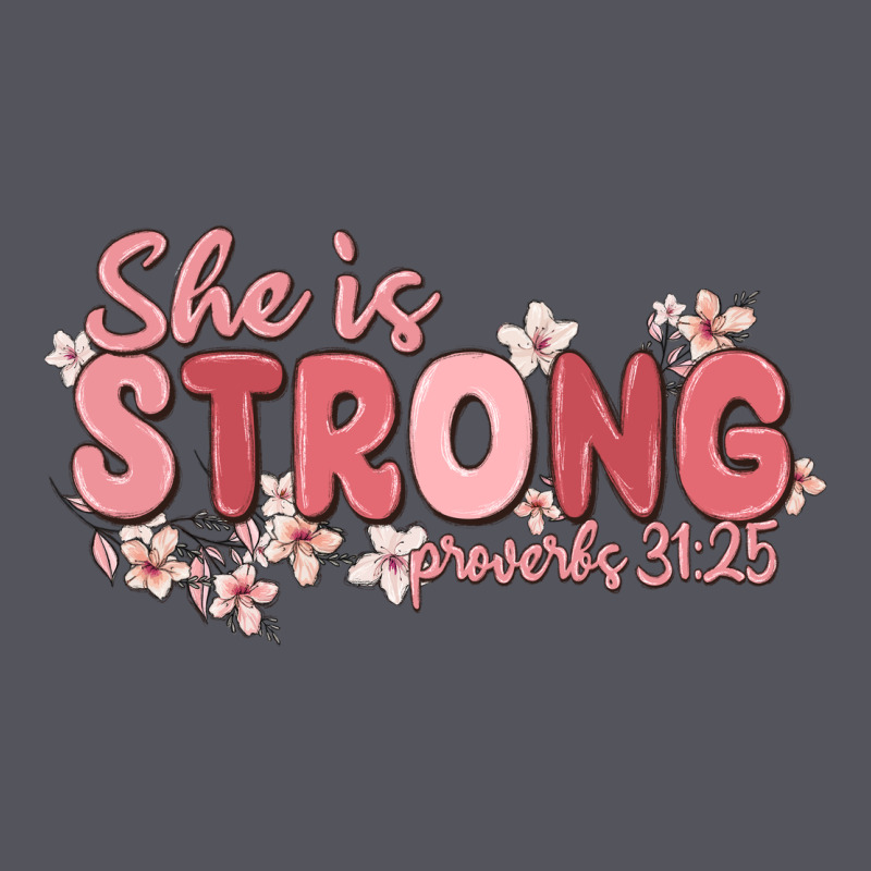 She Is Strong Proverbs 31 25 Vintage Hoodie by MaliasSmallBusiness | Teevron