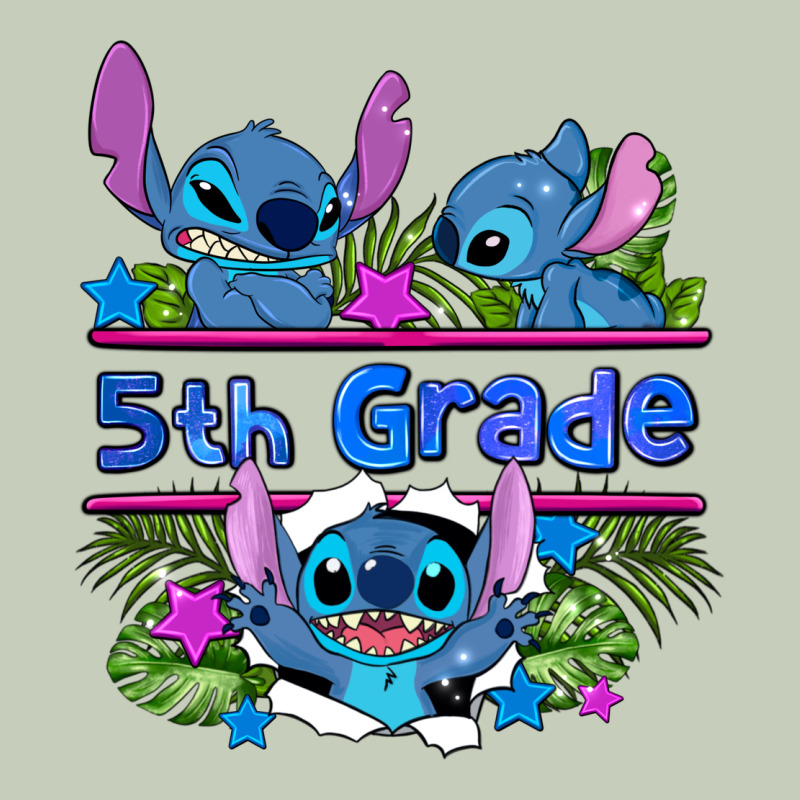 Preview Flower Stitch 5th Grade Ladies Tee by AdoDesignShop | Teevron