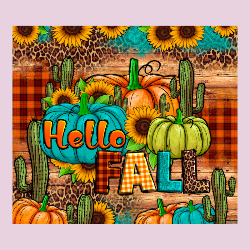 Hello Fall Pumpkin Ladies Tee by JahusDesignShop | Teevron