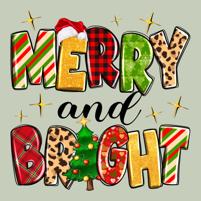 Merry And Bright Long Sleeve Tee by MaliasSmallBusiness | Teevron