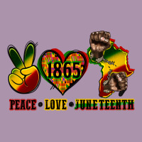 Peace Love Juneteenth Heavyweight Hoodie | Teevron