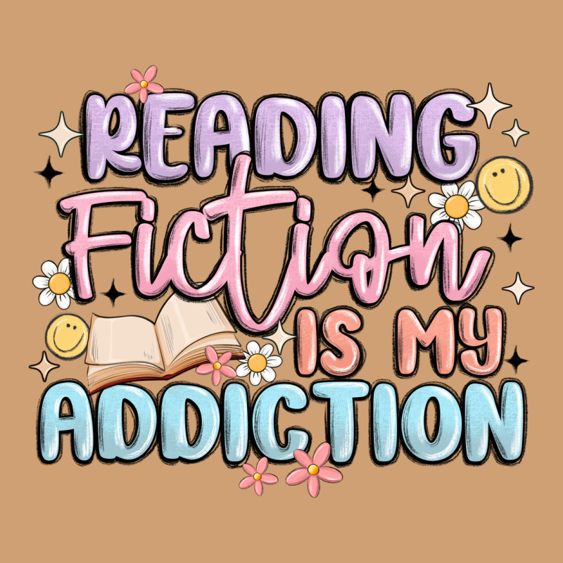 Reading Fiction Is My Addiction Vintage Tee by MaliasSmallBusiness | Teevron