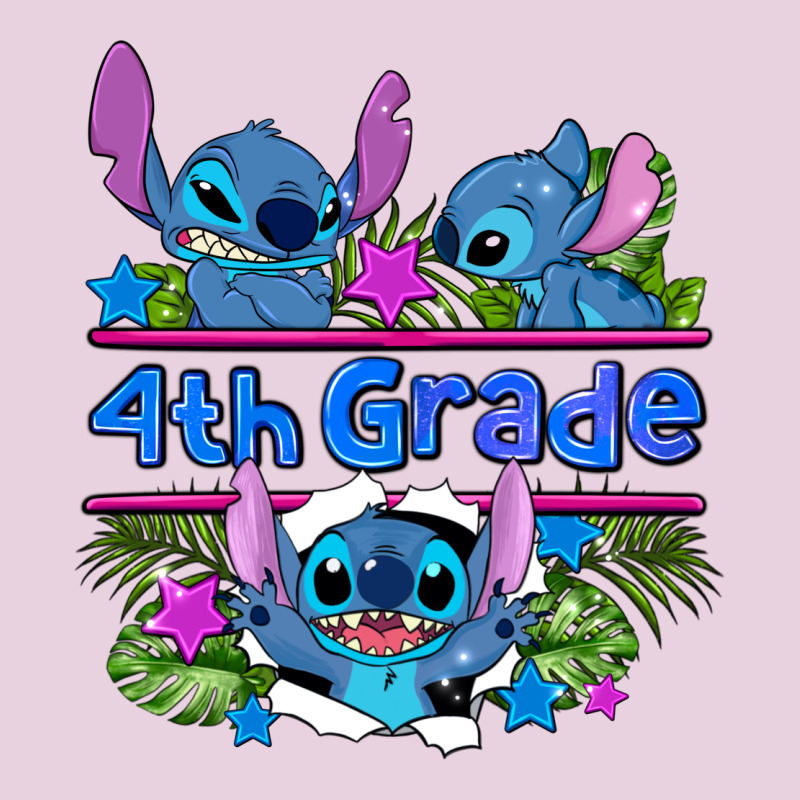 Preview Flower Stitch 4 Th Grade Ladies Tee by AdoDesignShop | Teevron
