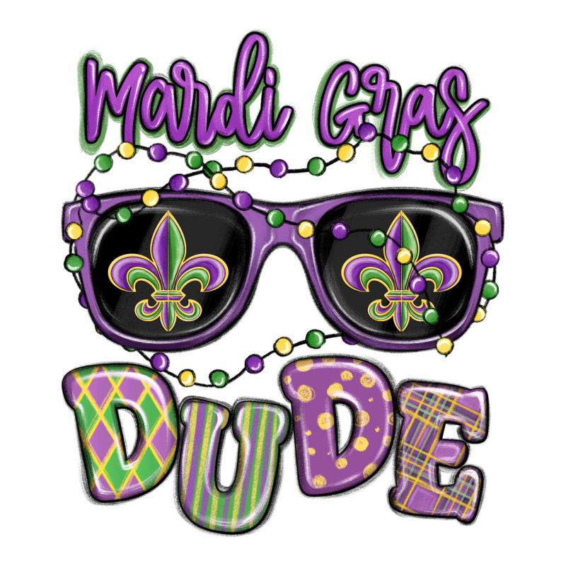 Mardi Gras Dude Urban Heavy Tee by MaliasSmallBusiness | Teevron