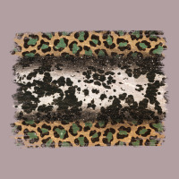 Leopard Cowhide Pattern Background Vintage Hoodie | Teevron