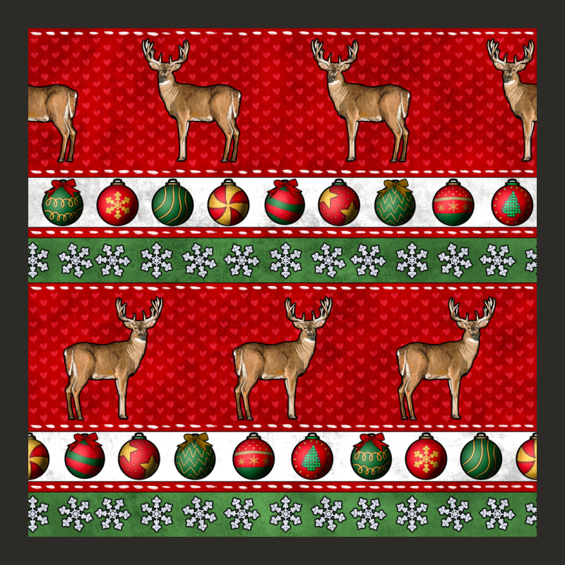 Christmas Deer And Ornaments Seamless Pattern Heavy Core Tee by BundleAndBundleShop | Teevron
