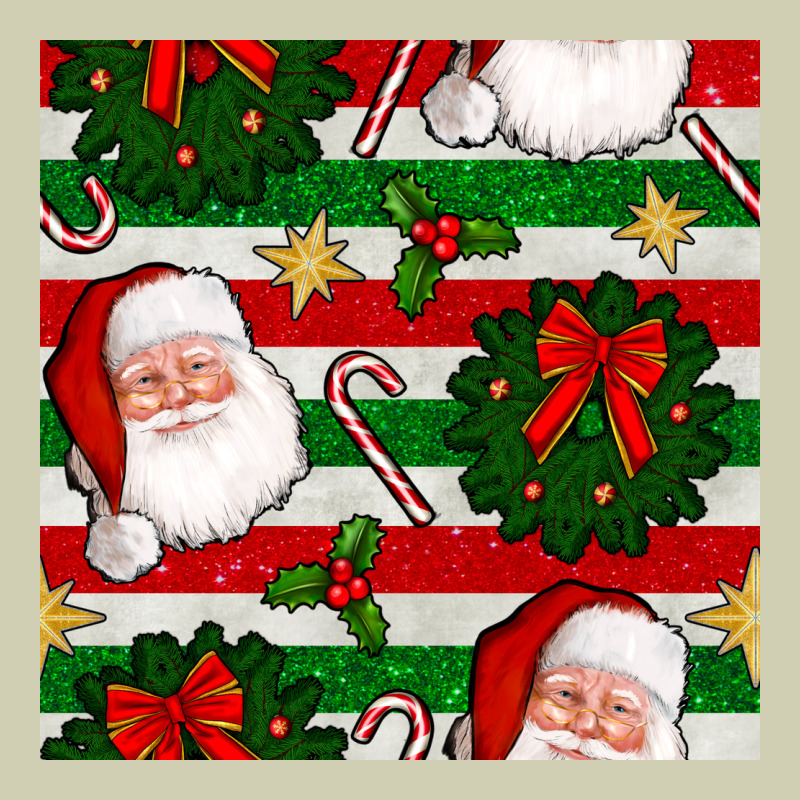 Christmas  Santa Clause And Ornaments Seamless  Pattern Heavy Core Tee by BundleAndBundleShop | Teevron