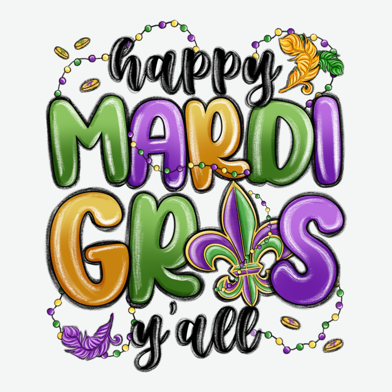 Happy Mardi Gras Y'all Urban Heavy Tee by MaliasSmallBusiness | Teevron