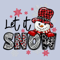 Let It Snow Sowman Snowflake Long Sleeve Tee | Teevron