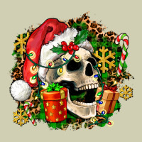 Christmas Skull And Gift Heavy Core Tee | Teevron