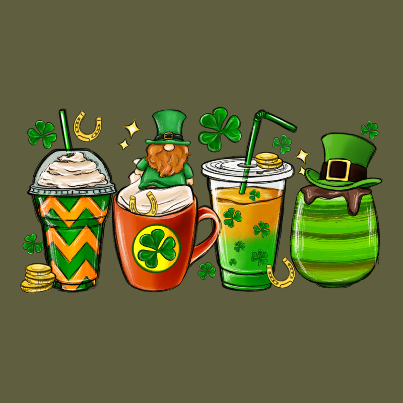 St. Patricks Day Coffee Cups Vintage Tee by MaliasSmallBusiness | Teevron