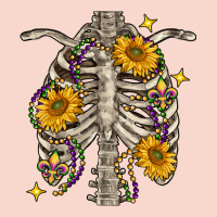 Mardi Gras Chest Sunflowers Skeleton Urban Hoodie | Teevron