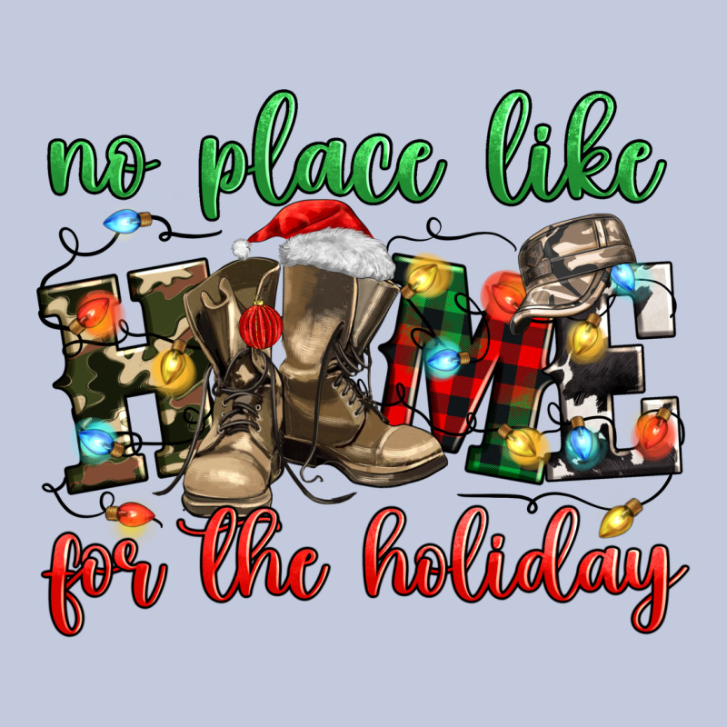No Place Like For The Holiday Long Sleeve Tee by MaliasSmallBusiness | Teevron