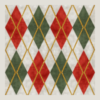 Christmas Diamond Plaid Seamless Pattern Heavy Core Tee | Teevron