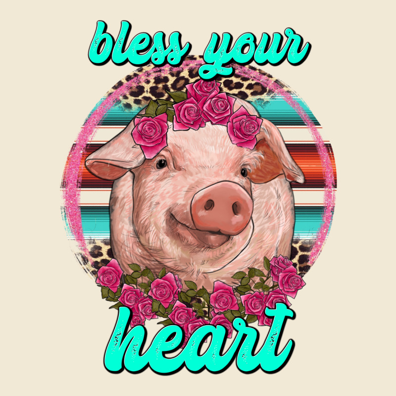 Bless Your Heart Pig Ladies Tee by RanaPortraitStore | Teevron