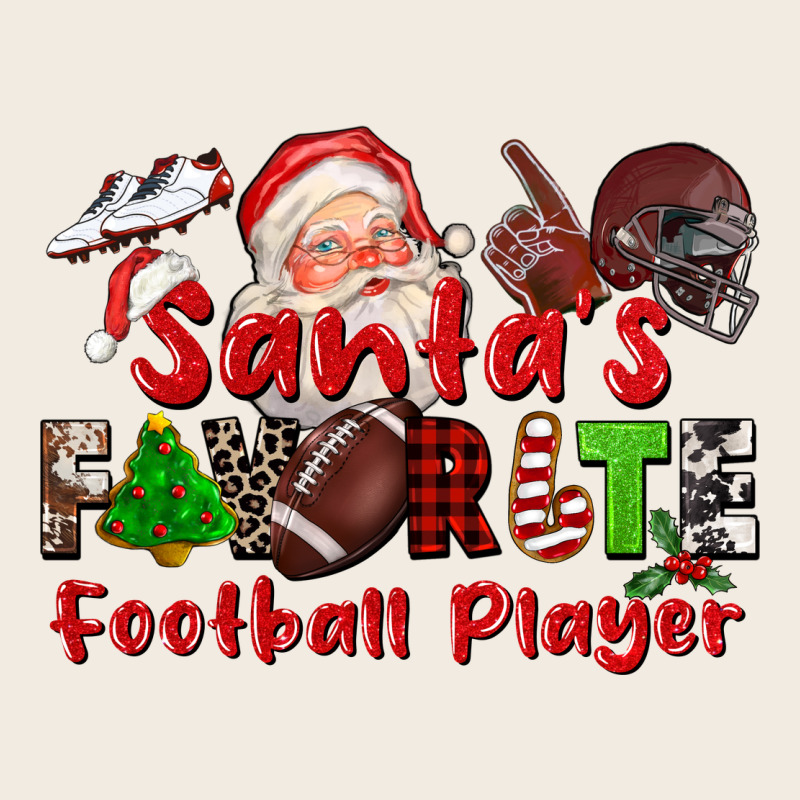 Santas Favorite  Football Player Premium Sweatshirt by CowGirlArtShop | Teevron