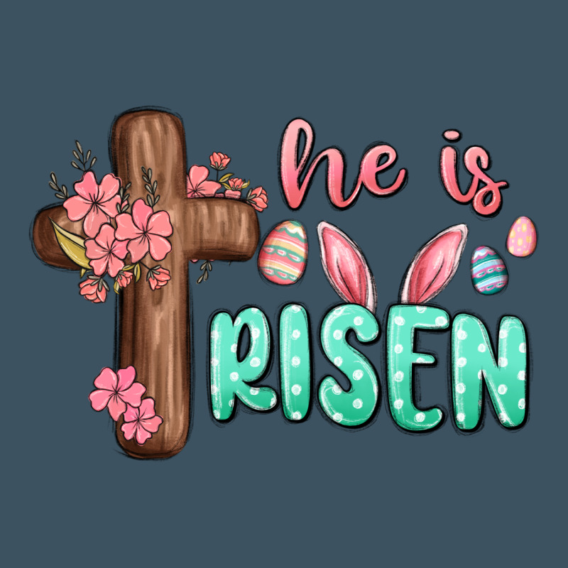 He Is Risen Urban Heavy Tee by MaliasSmallBusiness | Teevron