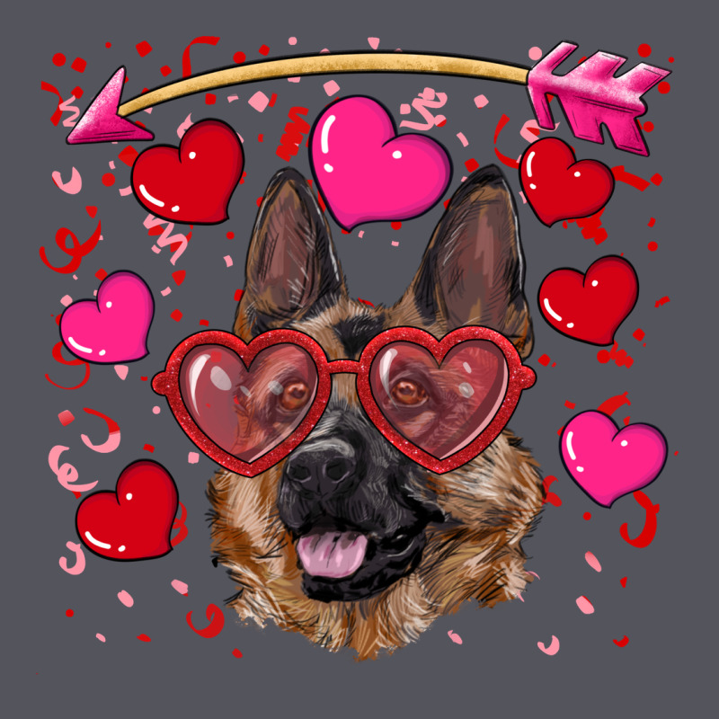 Valentine's German Shepherd Vintage Hoodie by RanaPortraitStore | Teevron