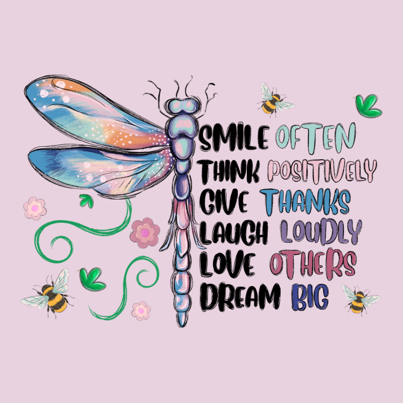 Dragonfly Smile Tink Give Laugh Love Dream Classic Tee by MaliasSmallBusiness | Teevron