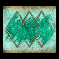 Green Glitter Ladies Tee | Teevron