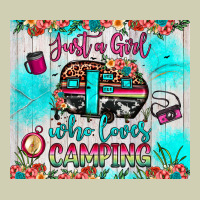 Just A Girl Who Loves Camping Heavy Core Tee | Teevron