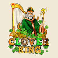 St Patricks Clover King  With Shamrocks Premium Tee | Teevron