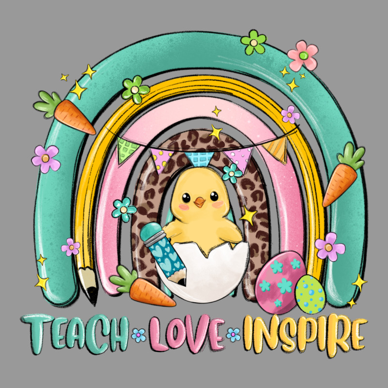 Teach Love Inspire Rainbow Vintage Hoodie by MaliasSmallBusiness | Teevron