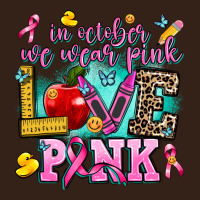In October We Wear Pink Love Pink Heavy Core Tee | Teevron