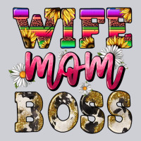 Wife Mom Boss Daisy Classic Tee | Teevron
