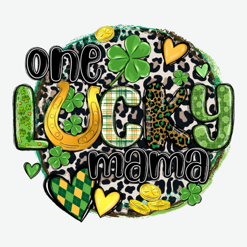 One Lucky Mama Urban Heavy Tee by MaliasSmallBusiness | Teevron