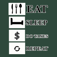 Tax Day Eat Sleep Do Taxes Repeat Gift Zipper Hoodie | Teevron