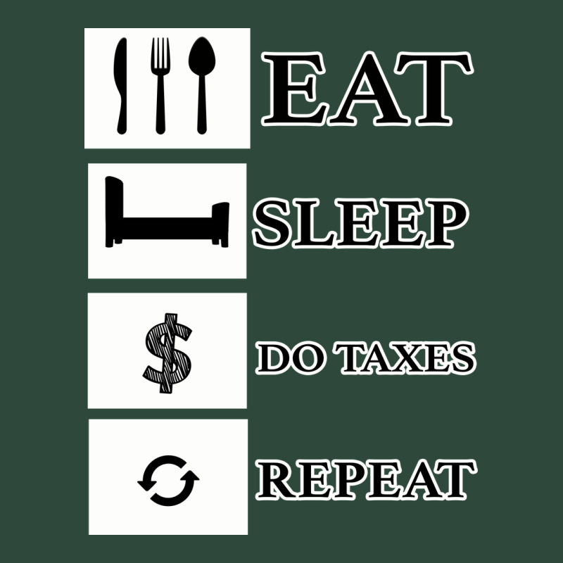 Tax Day Eat Sleep Do Taxes Repeat Gift Zipper Hoodie by Bettercallsaul | Teevron