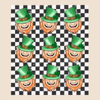 Boujee Checker Board Leprechaun Urban Heavy Tee | Teevron