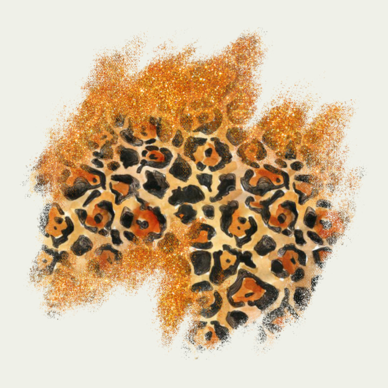 Leopard Glitter Patch Urban Heavy Tee by AdoDesignShop | Teevron