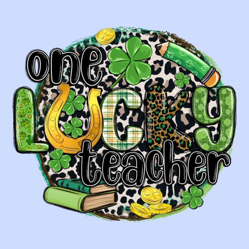 One Lucky Teacher Urban Heavy Tee by MaliasSmallBusiness | Teevron