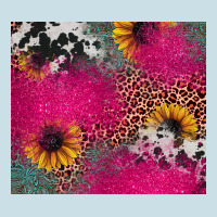 Pink Glitter Leopard Cowhide Ladies Tee | Teevron