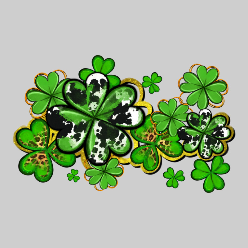 Cowhide And Leopard Shamrocks Premium Tee by AdoDesignShop | Teevron