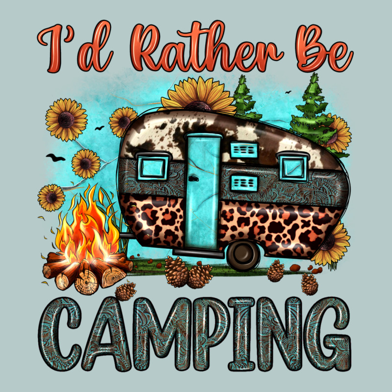 I'd Rather Be Camping Heavy Core Tee by JahusDesignShop | Teevron