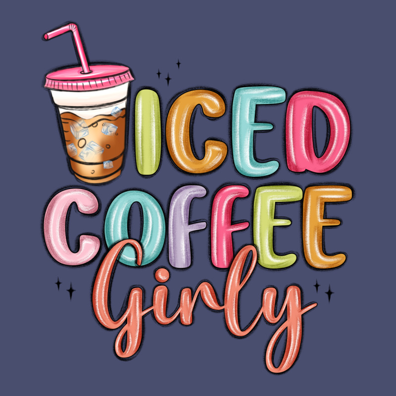 Iced Coffee Girly Vintage Tee by MaliasSmallBusiness | Teevron