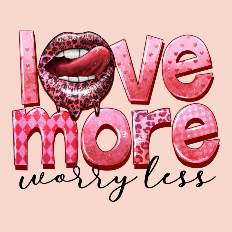 Love More Worry Less Urban Hoodie by FaDigitalArtStudio | Teevron